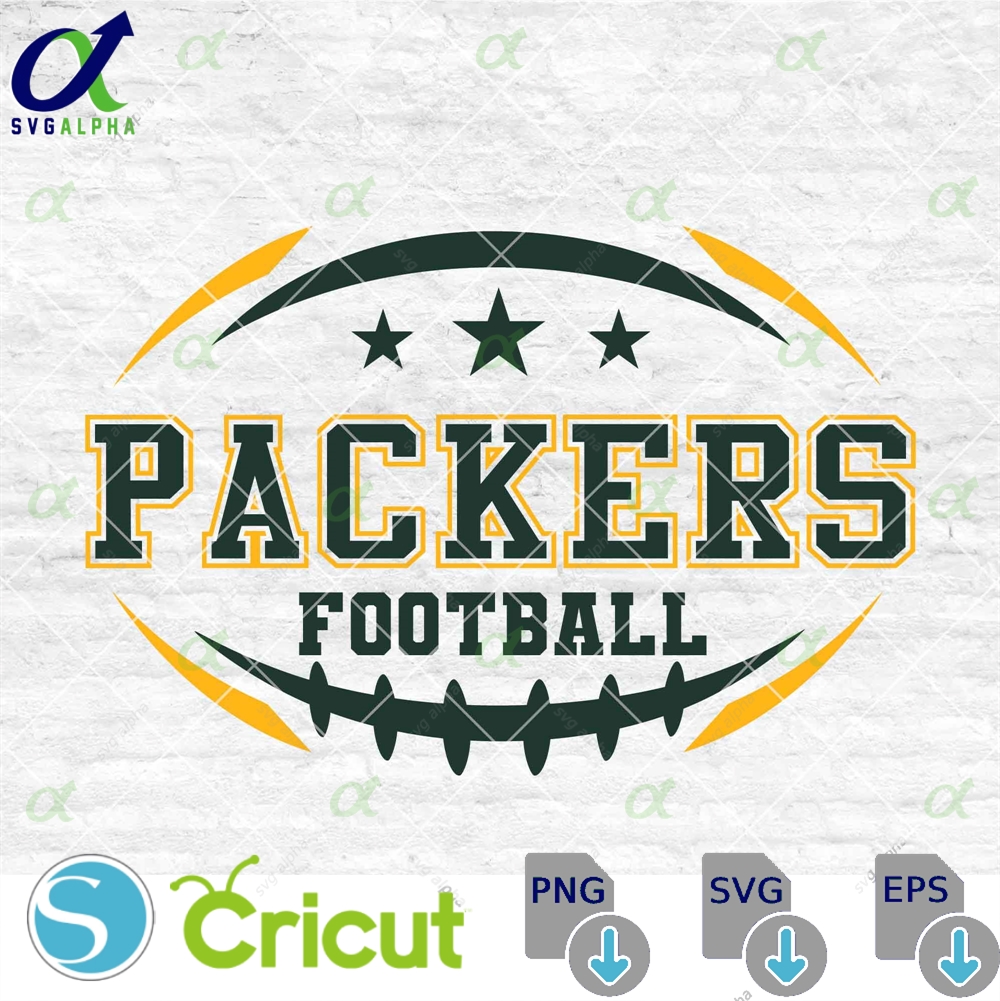 Packers Football Svg Football Svg Sports Svg Football Shirt Sublimation Designs Png Dxf Jpg Eps